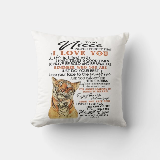 To My Niece Cushion (Front)