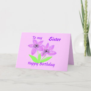 To my Sister Card