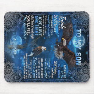 To My Son Birthday Gift, Gift To My Baby Boy Mouse Pad