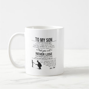 To My Son Mug, Gift From Dad Coffee Mug