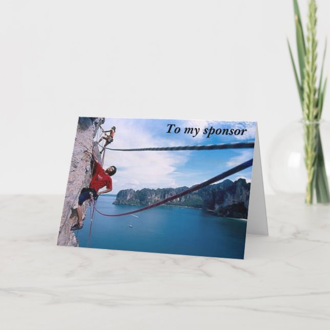 To my sponsor thank you 2 card (Front)