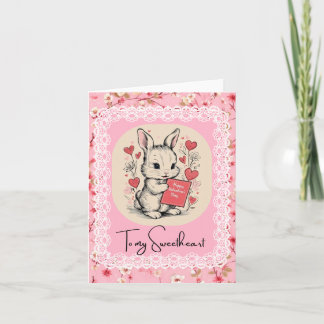 To my Sweetheart card
