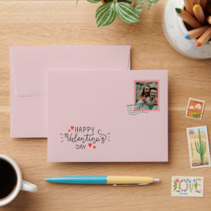 to my Valentine Handwritting Photo Envelope