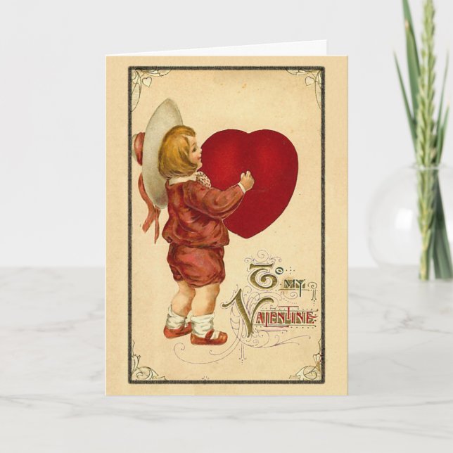 To my Valentine Holiday Card (Front)