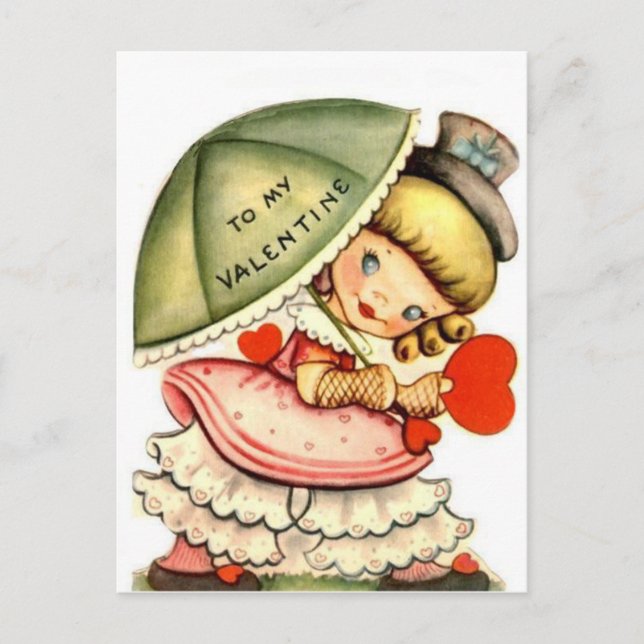 To My Valentine Holiday Postcard (Front)