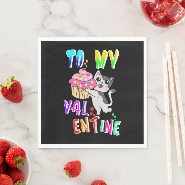 To My Valentine Napkin (Insitu)