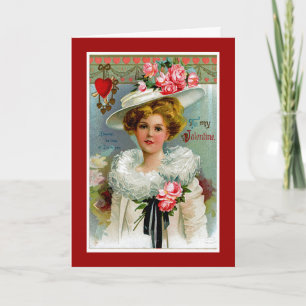 To My Victorian Valentine Holiday Card