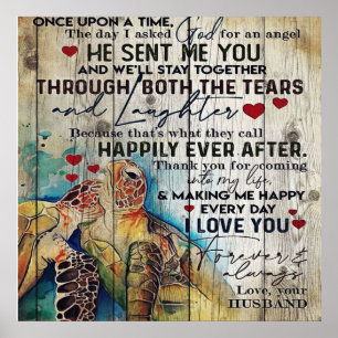 To My Wife Gift Holiday Funny Gift Poster