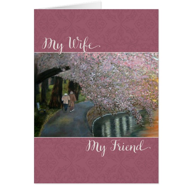 To My Wife, My Friend on Mother's Day (Front)