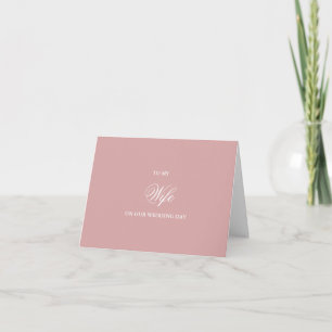 To My Wife, Wedding Day Cards