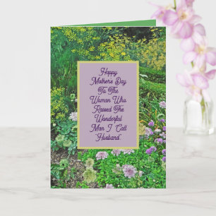 TO MY WONDERFUL MOTHER-IN-LAW /FLORAL CARD