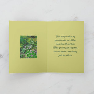 TO MY WONDERFUL MOTHER-IN-LAW/FLORAL CARD