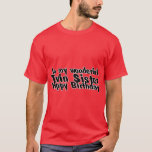 To my wonderful Twin Sister Happy Birthday T-Shirt<br><div class="desc">To my wonderful Twin Sister Happy Birthday Bright and Colourful - classical,  twin,  delicate,  happy,  wonderful,  sister,  birthday,  floral,  elegant,  feminine,  bloom,  card,  rosesdelicate</div>