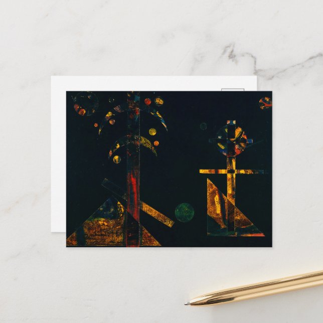 To Nina for Christmas by Wassily Kandinsky Postcard (Front/Back In Situ)