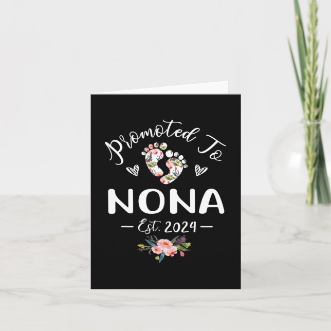 To Nona Est 2024 Flower Mother's Day  Card (Front)