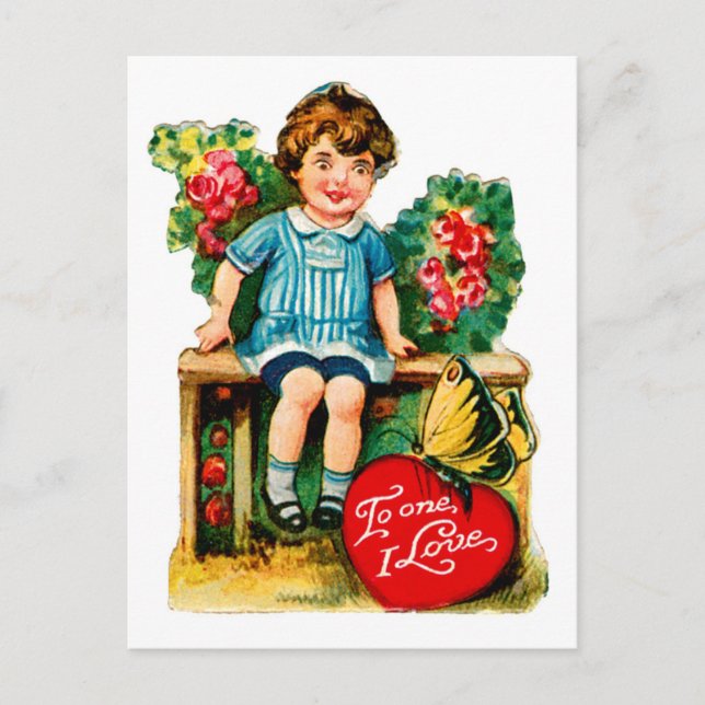 To One I Love Holiday Postcard (Front)