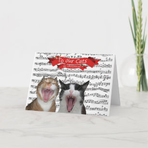 To our Cats Holiday Card