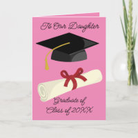 To Our Daughter Graduation Greeting Card