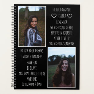 To Our Daughter Love Message Planner
