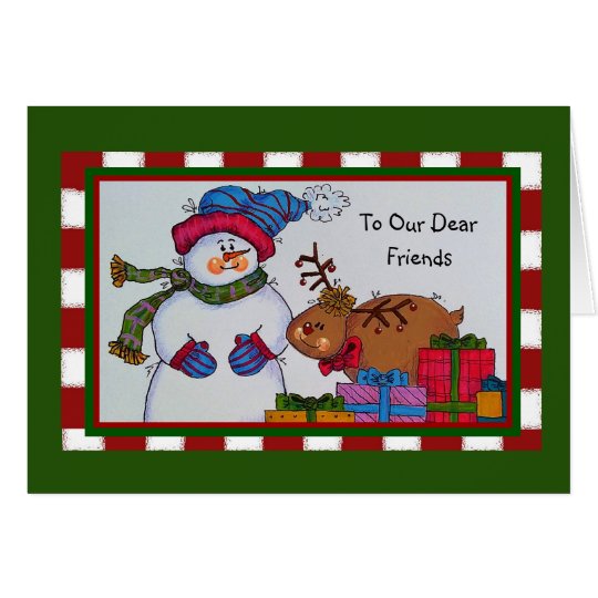 To Our Dear Friends Christmas Card