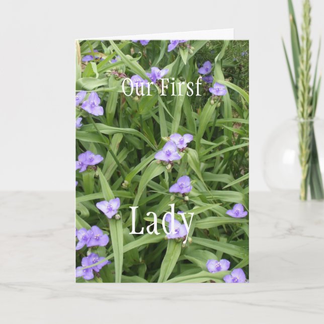 To Our First Lady Card (Front)