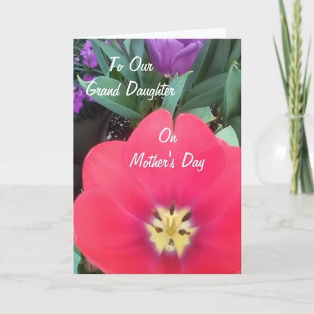 To Our Grand Daughter Card (Front)