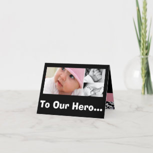 To Our Hero! Birth Mother's Day! Card