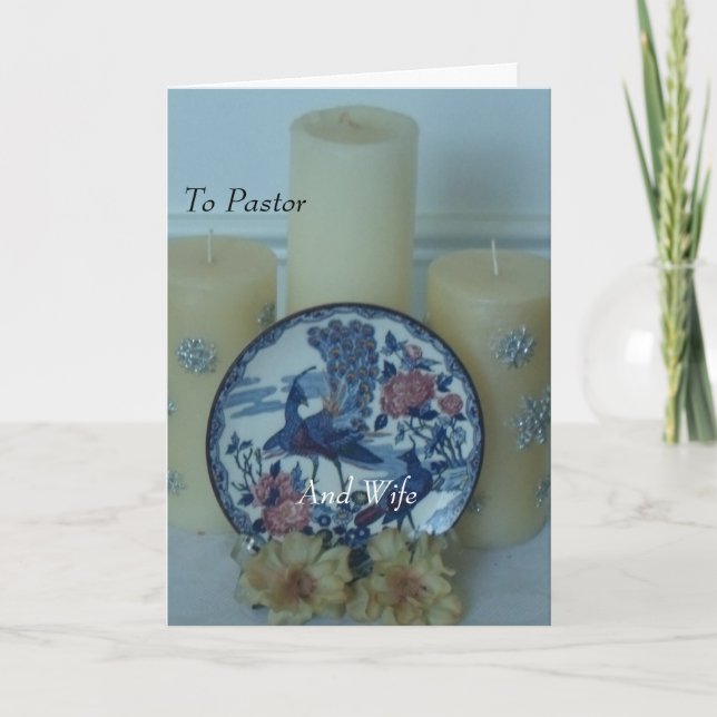 To Pastor and Wife Card (Front)