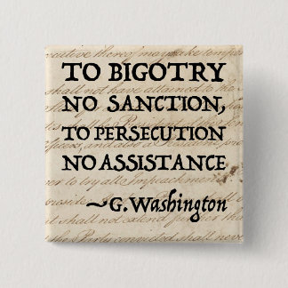 To Persecution No Assistance 15 Cm Square Badge