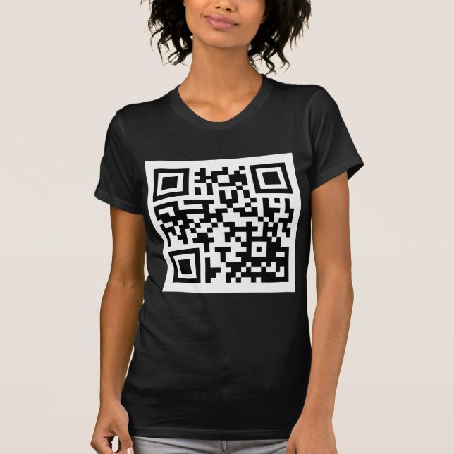 To personalize QR Code T-Shirt (Front)