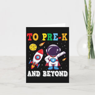 To Pre K And Beyond Astronaut Back To School Stude Card