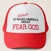 To REALLY Make America Great FEAR GOD Red
