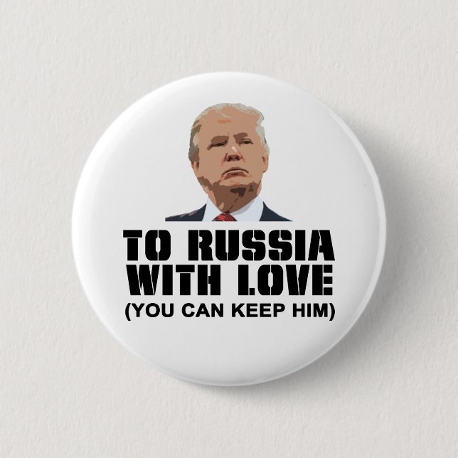 To Russia with Love 6 Cm Round Badge (Front)