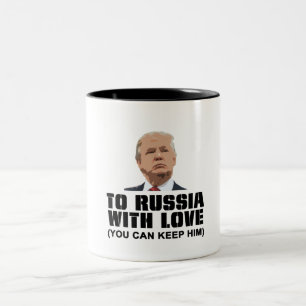 To Russia with Love Two-Tone Coffee Mug