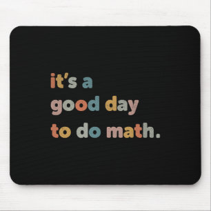 To School Its A Good Day To Do Math Teachers Retro Mouse Pad