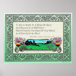 "To See A World In A Grain Of Sand" Poster