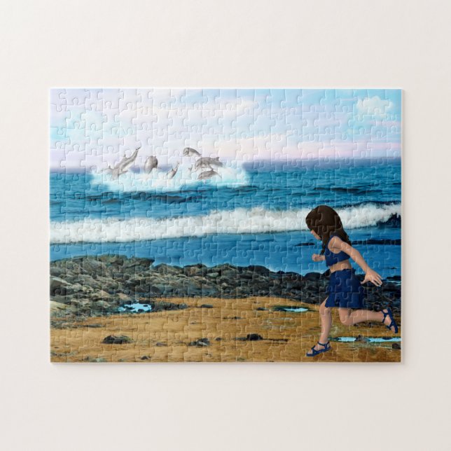 To See the Dolphins Jigsaw Puzzle (Horizontal)