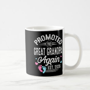 To Shirt Promoted Great Grandpa Again Est Coffee Mug