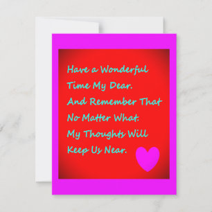 To someone special with words to tell them that RSVP card