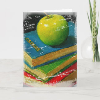 TO TEACHER WITH THANKS CARD