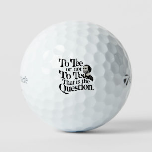 To Tee or Not to Tee: Funny Modern Golf Balls
