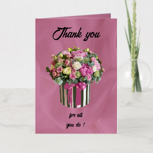 To Thank you on Administrative Professional's Day Foil Greeting Card