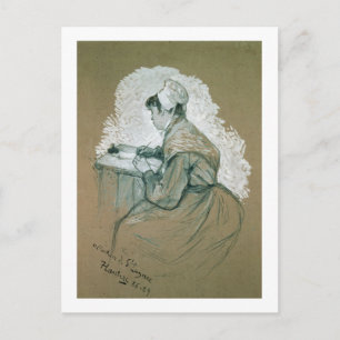 'To the author of St. Lazare, 1886-89', possible s Postcard