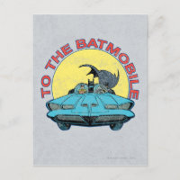 To The Batmobile - Distressed Icon