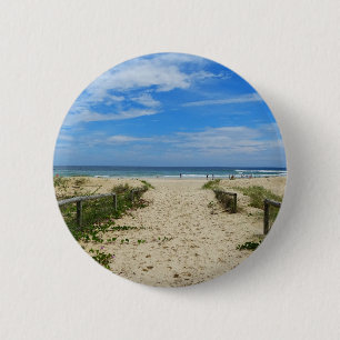 To the Beach 6 Cm Round Badge