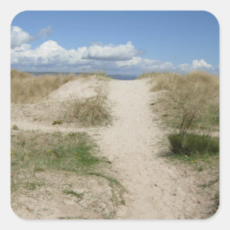 To the Beach at Nairn Square Sticker