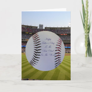 To The Best Dad Baseball Father's Day Card