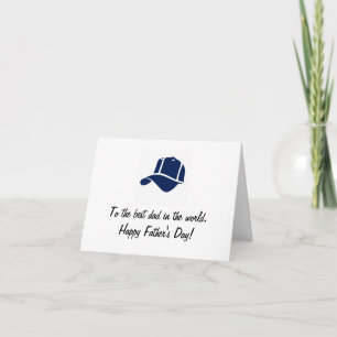 To the best dad in the world. Happy Father's Day Card
