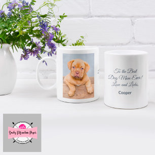 To the Best Dog Mum Ever Customisable Photo Mug