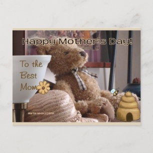 To The Best Mum Blue Beach Song™ Postcard